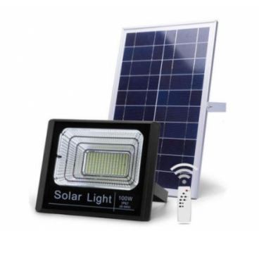 Corp Iluminat LED 50W cu Telecomanda, Generatie 2022 cu Incarcare Solara + Panou Solar De Dimensiuni Mari Rezistent la Apa