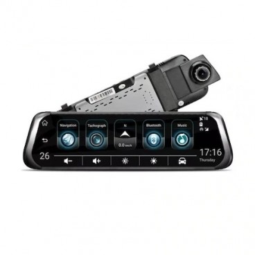 Camera auto DVDR tip Oglinda Dubla, Mod Super Night Vision, G Sensor, Display 10"
